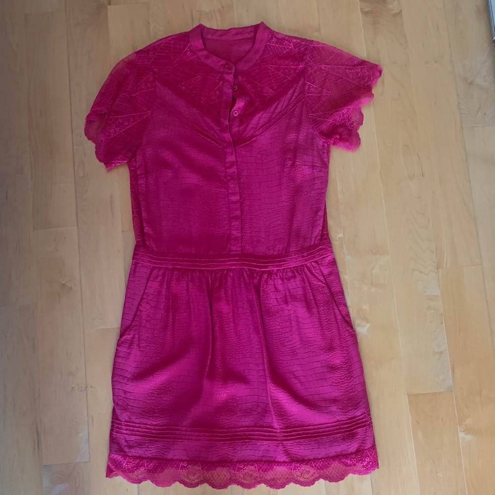Zadig & Voltaire Vibrant Pink Kids Dress